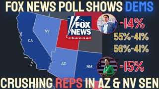 Fox News Senate Poll Show Republican candidates massively trailing democrats in Arizona and Nevada [upl. by Nazus]