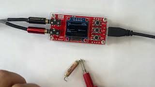 Measuring inductors throughhole with M181 LCR meter [upl. by Nner468]