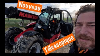 Nouveau télescopique  un manitou MLT 741140 V [upl. by Ddat]