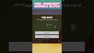 An Interesting Minecraft Glitch minecraft minecraftshorts mincraftchallenge shorts viralshorts [upl. by Milone672]