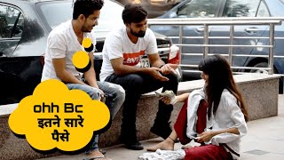 Rich Beggar Prank with i Phone x amp 1 Lakh Rupees  Nishu Tiwari  Pranks in India [upl. by Ahsiener]