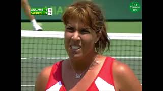 Serena Williams v Jennifer Capriati  2003 Miami F Highlights [upl. by Kelcey]