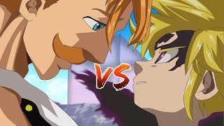 Meliodas vs Escanor FAN ANIMATION [upl. by Arym]