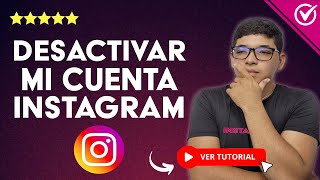 Cómo ELIMINAR O DESACTIVAR MI CUENTA de Instagram Desde la PC  💻​ Temporal o Permanentemente ​💻​ [upl. by Reames757]