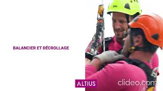 Techniques de secours  sauvetage dune victime en travail en hauteur [upl. by Abell]