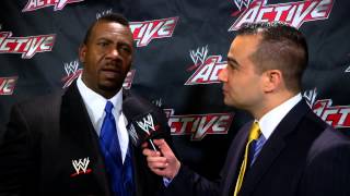 Stevie Ray discusses Booker T and the Spinaroonie WWEcom Exclusive April 9 2013 [upl. by Yrellav]