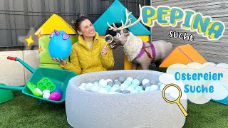 🐣 OstereierSuche mit Pepina 🔍 Farben Formen amp Zahlen lernen [upl. by Aket]