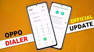 Finally Oppo Official Dialer is Back 🔥 Oppo Dialer New Update  How To install Oppo Dialer [upl. by Hedley]