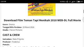 Download film Teman Tapi Menikah  100 Full HDburuan [upl. by Os]