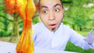 CREATING A FOAM VOLCANO ELEPHANT TOOTHPASTE [upl. by Dobrinsky]