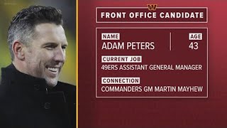 Commanders hire Adam Peters as General Manager [upl. by Jada337]