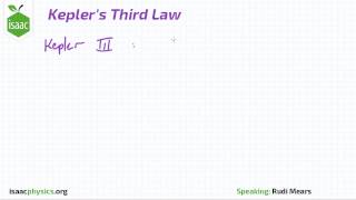 Keplers Third Law  Circular Motion Level 5 [upl. by Kippar]