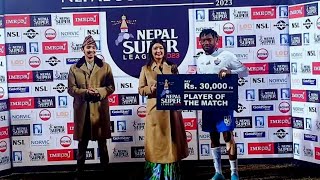 Himani Shah amp Prince Hridayendra Shah attending as a special guest of Nepal super league 2023nepal [upl. by Dahsra938]