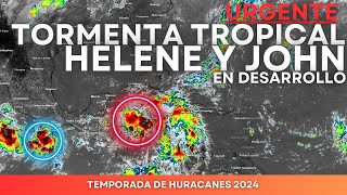 🔴URGENTE🔴FUERTE TORMENTA TROPICAL EN DESARROLLO RUMBO A MEXICO Y PARTES DE CENTROAMERICA [upl. by Bendicta]