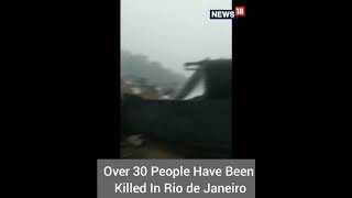 Rio de Janeiró Flood  Brazil Landslide and Rain  Trending  Shorts  CNN News18 [upl. by Cate]