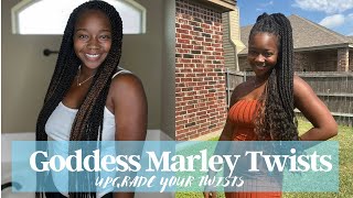 UPGRADE Goddess Marley Twists  3 EASY QUICK WAYS ‼️ [upl. by Becky]