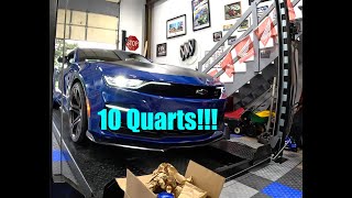 2023 Camaro SS 1LE Oil Change POV [upl. by Haeel52]