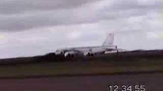 RC B52 takeoff flight and crash [upl. by Strang]