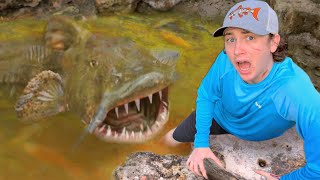 I Caught a Man Eating Fish in an Abandoned Pond [upl. by Tenom]