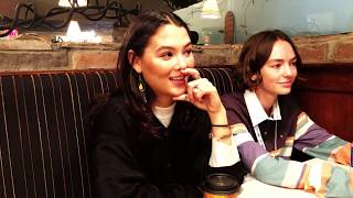 Exclusive Interview  quotAtypicalquot Stars Brigette LundyPaine and Fivel Stewart [upl. by Bartel]