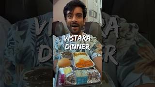 Vistara Dinner On A Short One Hour Flight ✈️🍣🥗 [upl. by Auhsoj]