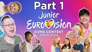 Junior Eurovision Song Contest 2024  Review Part 1 [upl. by Lehman]