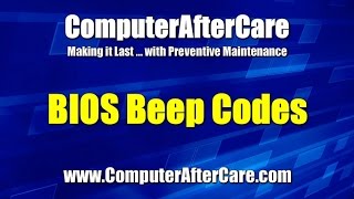 Bios Beep Codes [upl. by Seaman]