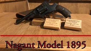 “Nagant Revolver” Model 1895 762 Nagant History amp Shooting Demo [upl. by Henrique]