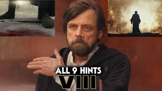 All 9 Hints Of Lukes Force Projection Star Wars The Last Jedi [upl. by Beltran]