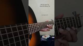 Dil Tu Jaan Tu  Guitar Tabs  Gurnazar  Kritika Yadav  Chet Singh  shorts guitarcover guitar [upl. by Audrye]