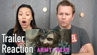 Army Of The Dead Official Trailer  Reaction amp Review [upl. by Alrahc227]