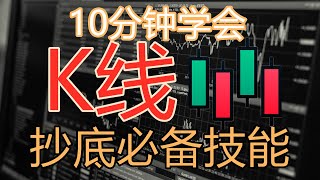 10分钟学看懂K线图  美股抄底必要技能  技術分析新手入門 [upl. by Body]