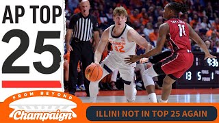 Illinois Basketball NOT ranked in he Top 25 AP Poll after one week  From Beyond Champaign [upl. by Cyrus]