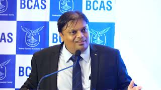 Speech of the BCAS Outgoing President CA Chirag Doshi [upl. by Cull]