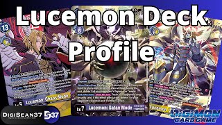 Lucemon Satan Mode Deck Profile  Digimon Card Game  Special Booster Ver20 [upl. by Sharline405]