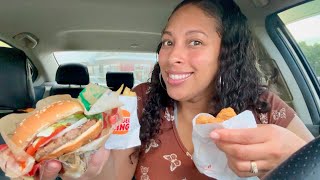 5 Meal Deal at Burger King 👑 Was it worth it What’s up yall mukbang burgerking whopperjr [upl. by Whiteley]