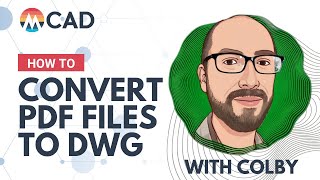 Converting PDF files to DWG [upl. by Jarad668]