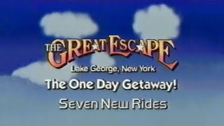 THE GREAT ESCAPE quotLake George NYquot COMMERCIAL 1993 [upl. by Nojel966]