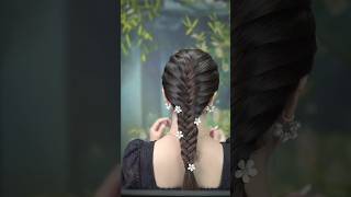 Hairstyle for girls easy Hairstyles latest hairstyle quick hairstyles hairstyle shorts diy [upl. by Greerson]