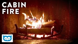 Relaxing Cabin Fireplace  Crackling Fire Sounds for Sleeping and Relaxation [upl. by Yehus]