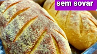 PÃO DE FUBÁ FARINHA DE MILHO SEM SOVAR FOFINHO E FÁCIL [upl. by Ruby]