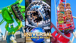 Top 10 Fastest Rides at Universal Orlando  Universal Studios Florida amp Islands of Adventure [upl. by Mattson]