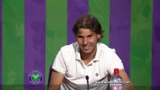 Wimbledon 2012 Rafael Nadal on second round defeat to Lukas Rosol [upl. by Cuyler]