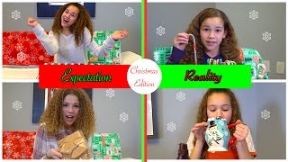 Christmas Time  Expectation vs Reality Haschak Sisters [upl. by Nonnair]