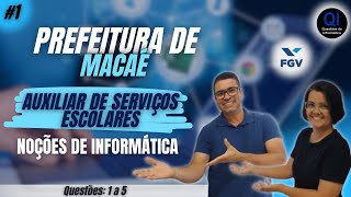 01  Noções de Informática Word  Auxiliar de Serviços Escolares  Macaé2024  FGV [upl. by Bertilla]