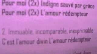 AMOUR REDEMPTEUR 2nd VERSION [upl. by Eetnahc]