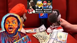 SML Movie Black Yoshis House Arrest REACTION sml blackyoshi jeffy 😂👮‍♂️ [upl. by Weston]