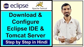 2 Download and Configure Eclipse IDE and Tomcat Server  How to add Tomcat Server in Eclipse [upl. by Esiouqrut]