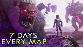 7 Days to Beat Every ARK Survival Evolved Map [upl. by Nolana]