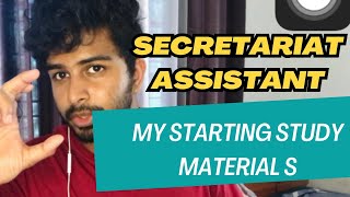 Secretariat assistant my Study materials ഇതൊക്കെയാണ് ഞാൻ നോക്കുന്നത് [upl. by Alocin]